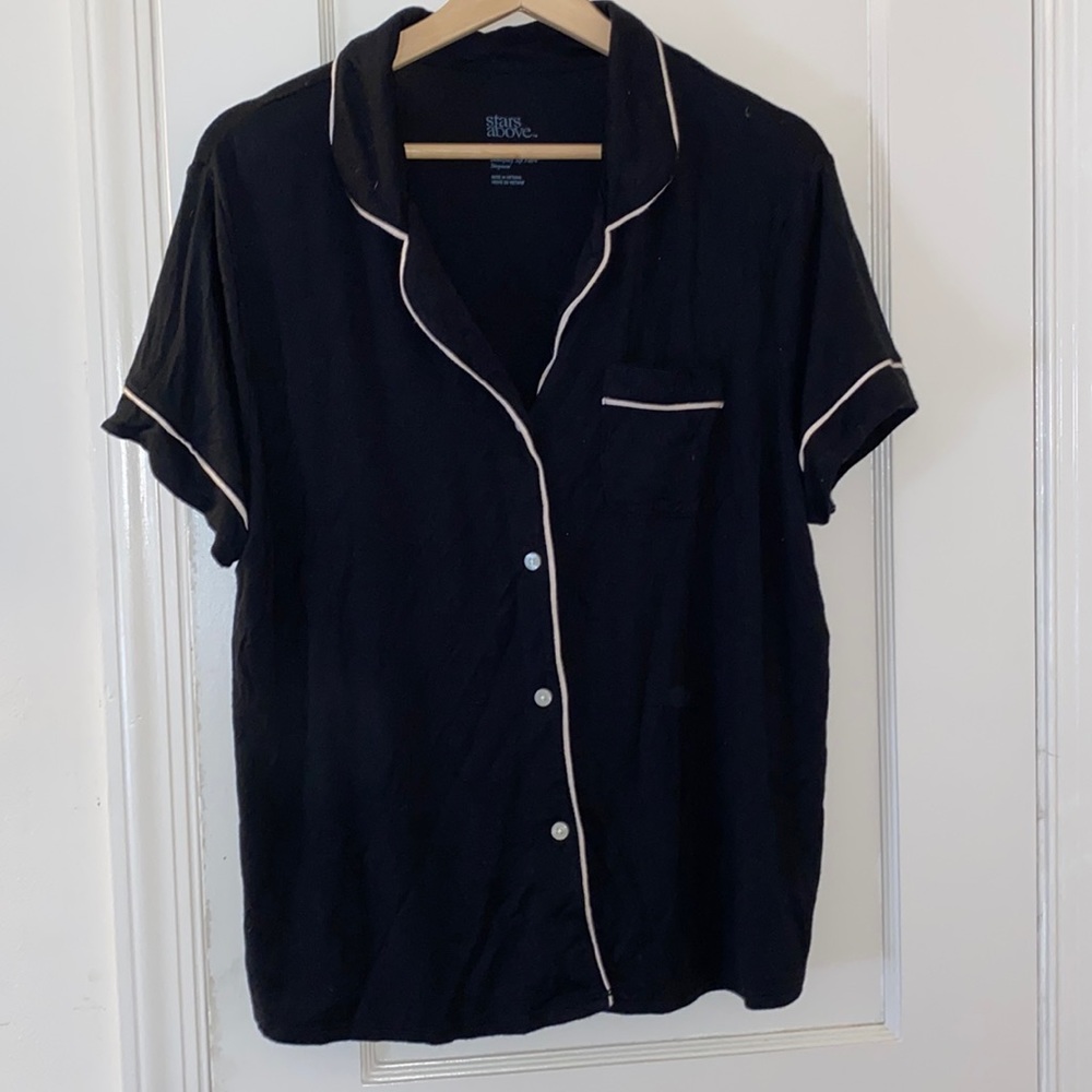 Short sleeve and shorts pajama set. Very soft and cozy